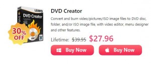 30 percent off dvd creator