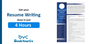 Big Relief To Job Seeker. Bookyourcv Announced Resume Writing In Just 4 Hours.