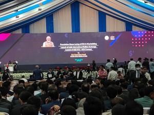 GIFT City Gandhinagar event where IFSCA gave authorisation to Qkrishi as a Fintech Entity