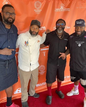 L to R: Chef Timothy Walker, Chef Stephan Durand, Chef Marc Anthony Bynum, and Chef Fresh