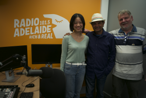 Mahmood Khan at RADIO ADELAIDE, Australia