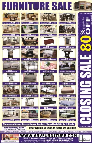 ARV Furniture has opened a new location at Fantastic Flea Market  at Lower Level of Dixie Outlet Mal