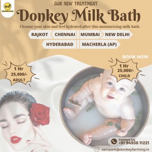 100% pure Donkey milk at your doorstep