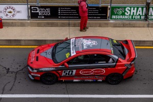 Jimmy Vernon racing for Kids with Cancer at QLD Raceway
