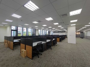 The bright and spacious office space in Aiming Inc.