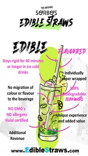 SORBOS Edible Straws