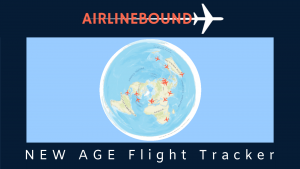 Azimuthal Map Flight Tracker