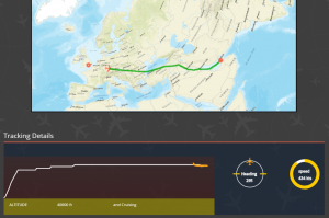 In flight tracking details 