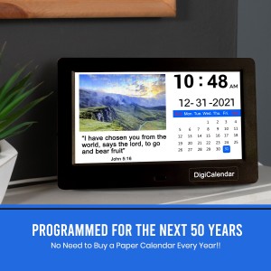 Turn every day into a blessing with DigiCalender’s latest Bible verse desk calendar