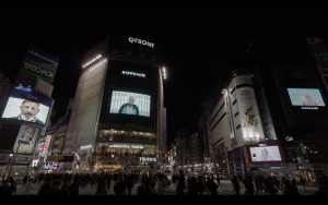 NION Release a Film Capturing  Sophie Call’s Voir la mer the Shibuya Crossing Take Over 