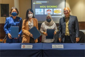 MOU Signing: Man Fook, L.A. Chicken, Kath & Belle, Vinfluenzz