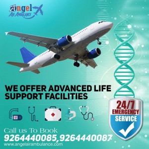 Angel Air Ambulance Service in Patna Provides ICU Facilities for Shifting Critical Patients
