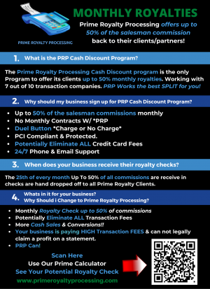 Prime Royalty Processing Leave Business Flyer 8 11 in 8 11 in