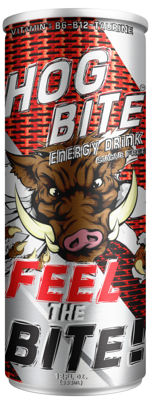 HOG BITE Energy Drink 12oz Sugar Free