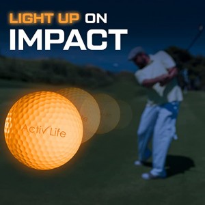 Activ Life LED Golf Ball Light Up on Impact