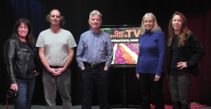 The Our Ventura TV team left to right: Veronica Slavin, Dan Feliz, George Alger, Sandra Siepak and Michelle Hoover.