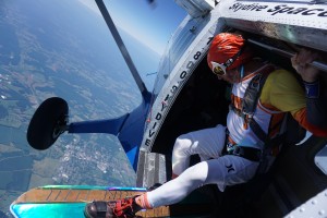 Prior to Exiting Aircraft at 14,000 feet