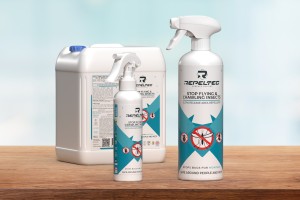 Repeltec Pro Insect Repellent Surface Coating family, ants, cockroaches, bedbugs, flies, mosquitoes