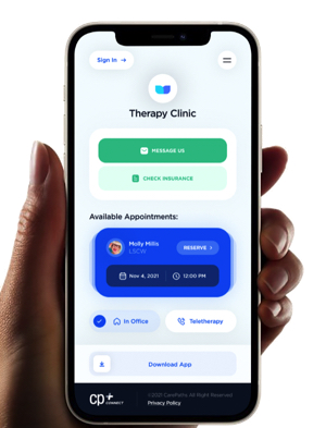 search for therapists with the CarePaths Connect patient app