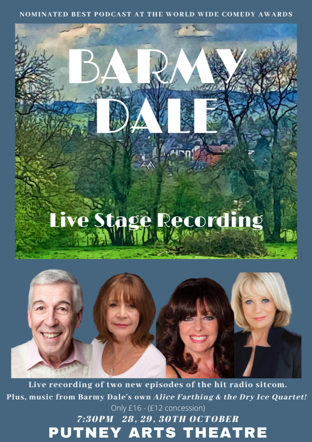 stars Vicki Michelle, Jeffrey Holland and Sherrie Hewson feature