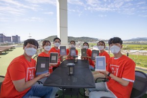 We Are One Volunteer Donates Blood