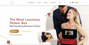 Verona Roses Website with a platform to create the perfect video for your loved ones