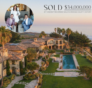Edition supports Eklund|Gomes to sell $34,000,000 home in CA