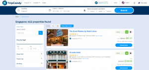 TripCandy - Country Selection