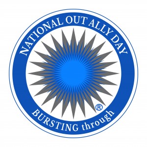 National Out Ally Day Logo