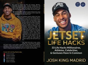 JOSH KING MADRID S JETSET LIFE HACKS BOOK front cover back cover google books amazon barnes and nobl