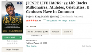 See Reviews JETSET LIFE HACKS 33 LifeHacks Millionaires Athletes Celebrities Geniuses Have In Common