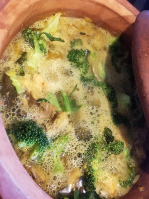Chicken Soup with Broccoli and Potato in MEC