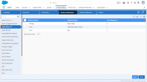 Dextara CPQ_ProductAttributes