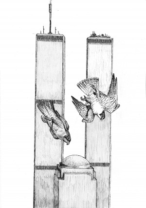 From TOTEMS OF SEPTEMBER, by Robin Ladue (illustrated by Rhys Haug).
