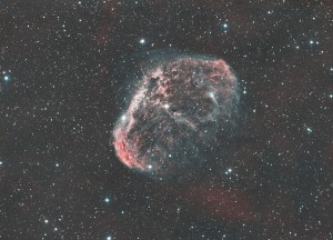 Crescent Nebula taken by the artist