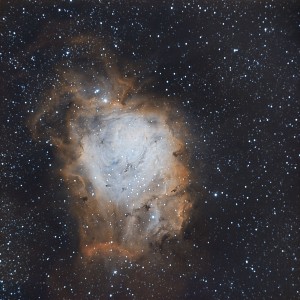 Lagoon Nebula taken by the artist