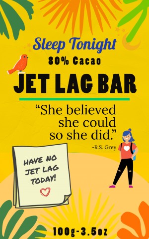 Bar Extra Chocolate Launches The “JET LAG BAR” For Jet Lag and Travel Fatigue