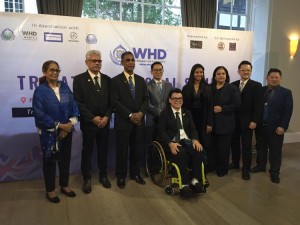 WHD Chairman Dr Abdul Basit Syed with Mr. Eugene Ankomah (WHD Secretary General UK)