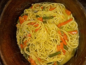 Chicken Vegetable Spaghetti in MEC