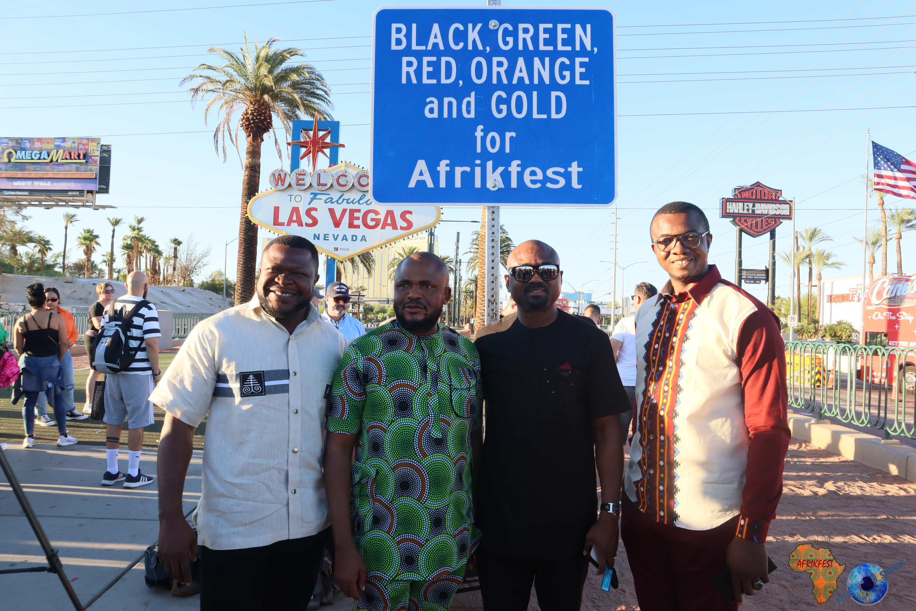 High Chief Emeka Agbanari Las Vegas Iconic Welcome To Las Vegas Sign Ceremony
