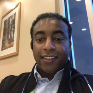 Kirubel Z. Gebreselassie, MD, MPH, an Internist with Atrium Health Floyd Medical Center