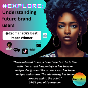 Hello Ara launches #Explore an award winning 360° AI based methodology to help brands engage future users