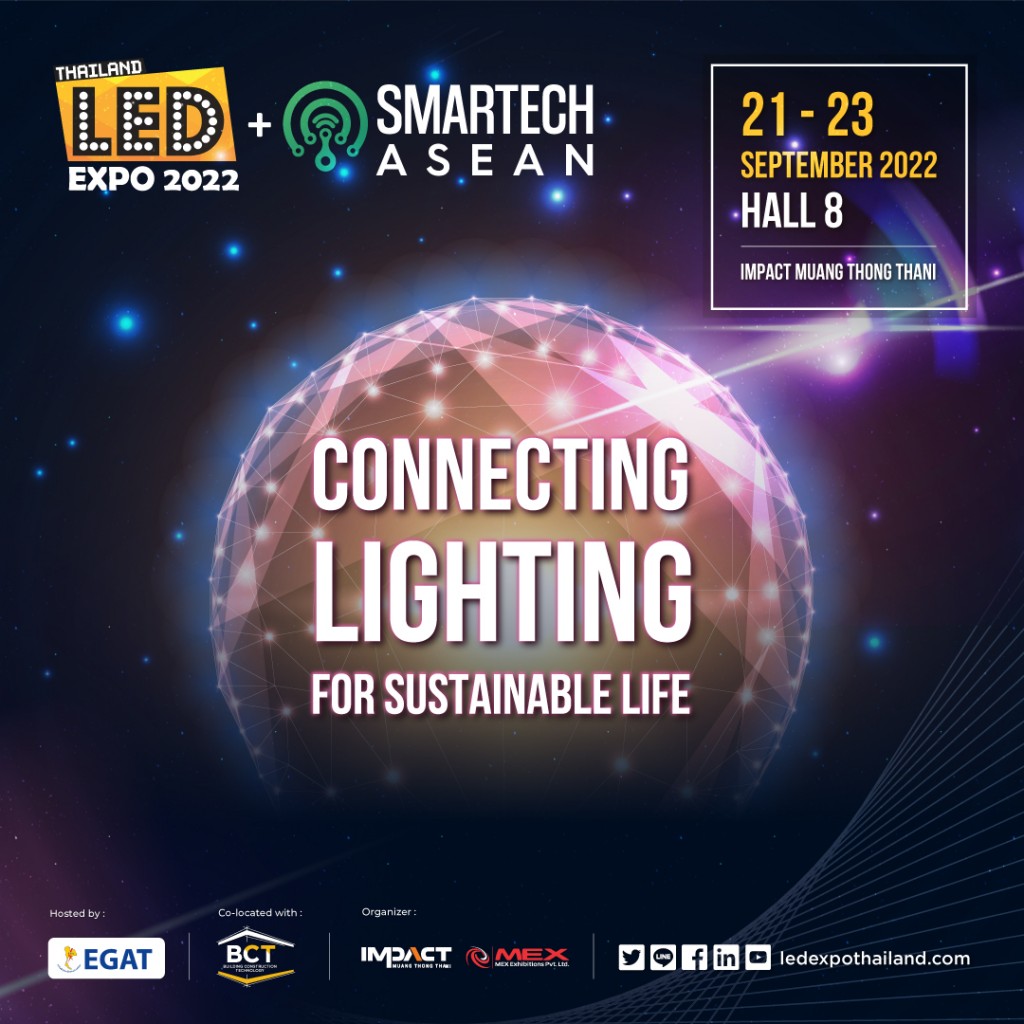 LED Expo Thailand + SMARTECH ASEAN 2022 opened the doors to Thailand