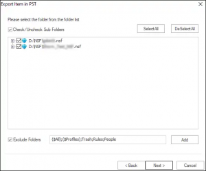 Images of NSF to PST Converter Tool