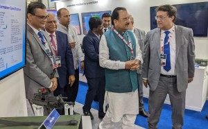 Ajay Bhatt With BEL CMD