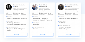 Connect with deal sponsors instantly