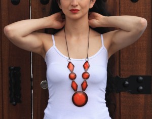 Varela Totumo Orange Necklace