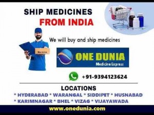 medicine international courier from india