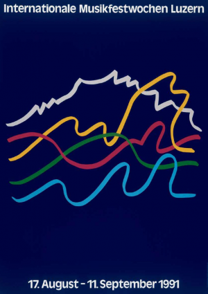 Internationale Musikfestwochen Luzern, 1991 -- Artist: Niklaus Troxler