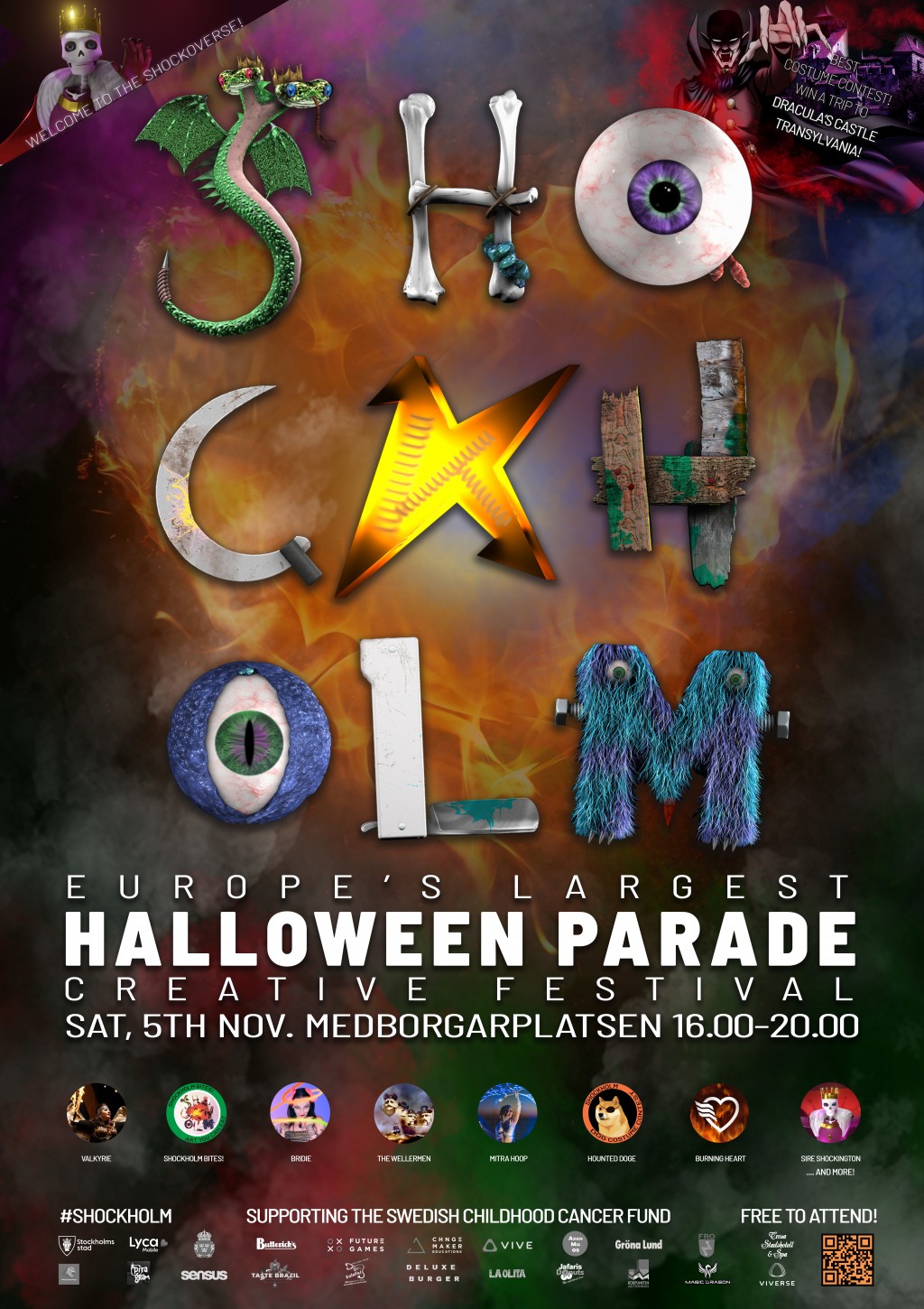 Shockholm Europes Largest Halloween Parade Creative Festival to be held